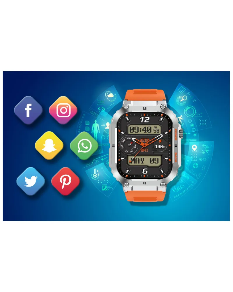 SMARTWATCH MĘSKI GRAVITY GT6-4 - WYKONYWANIE POŁĄCZEŃ, MONITOR SNU (sg020d) SMARTWATCH MĘSKI GRAVITY GT6-4 - WYKONYWANIE POŁĄCZEŃ, MONITOR SNU (sg020d)
