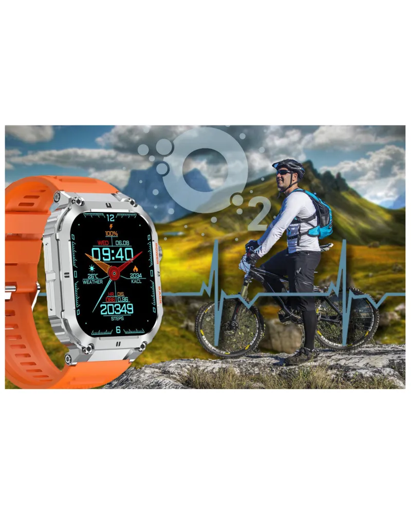 SMARTWATCH MĘSKI GRAVITY GT6-4 - WYKONYWANIE POŁĄCZEŃ, MONITOR SNU (sg020d) SMARTWATCH MĘSKI GRAVITY GT6-4 - WYKONYWANIE POŁĄCZEŃ, MONITOR SNU (sg020d)