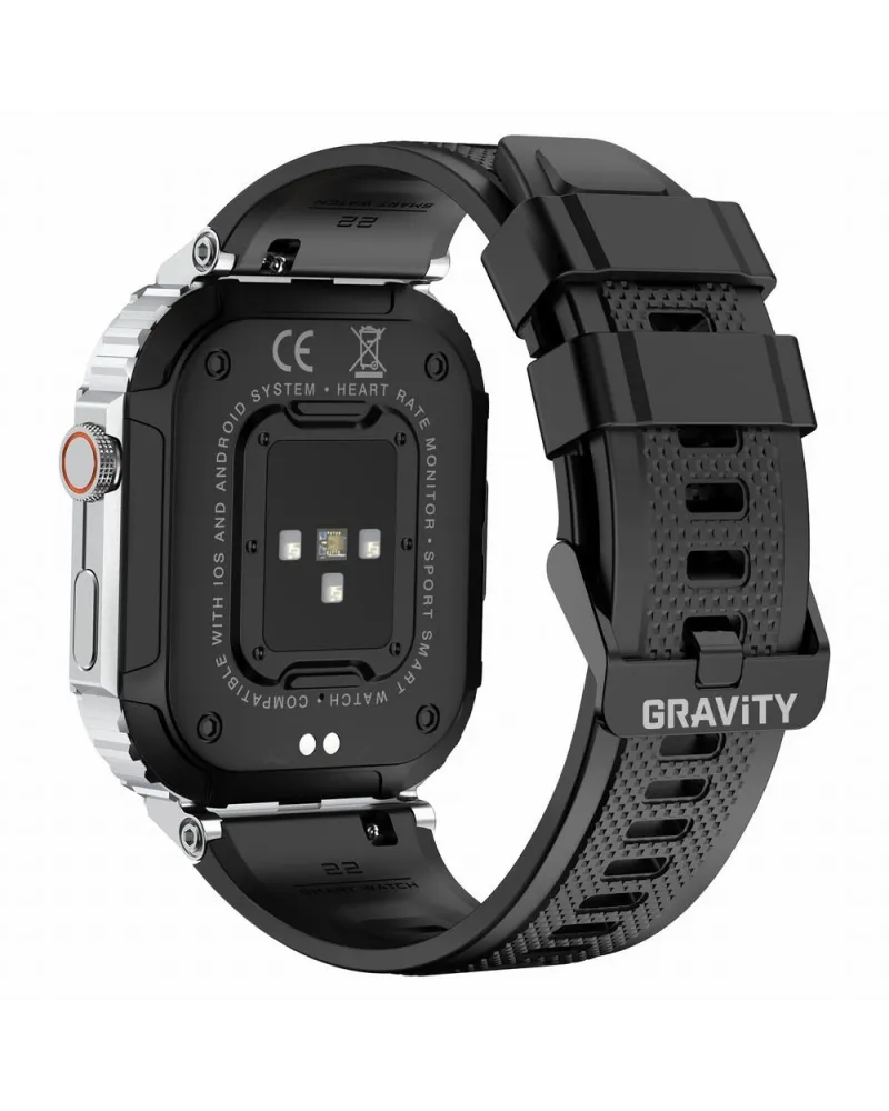 SMARTWATCH MĘSKI GRAVITY GT6-5 - WYKONYWANIE POŁĄCZEŃ, MONITOR SNU (sg020e) SMARTWATCH MĘSKI GRAVITY GT6-5 - WYKONYWANIE POŁĄCZEŃ, MONITOR SNU (sg020e)