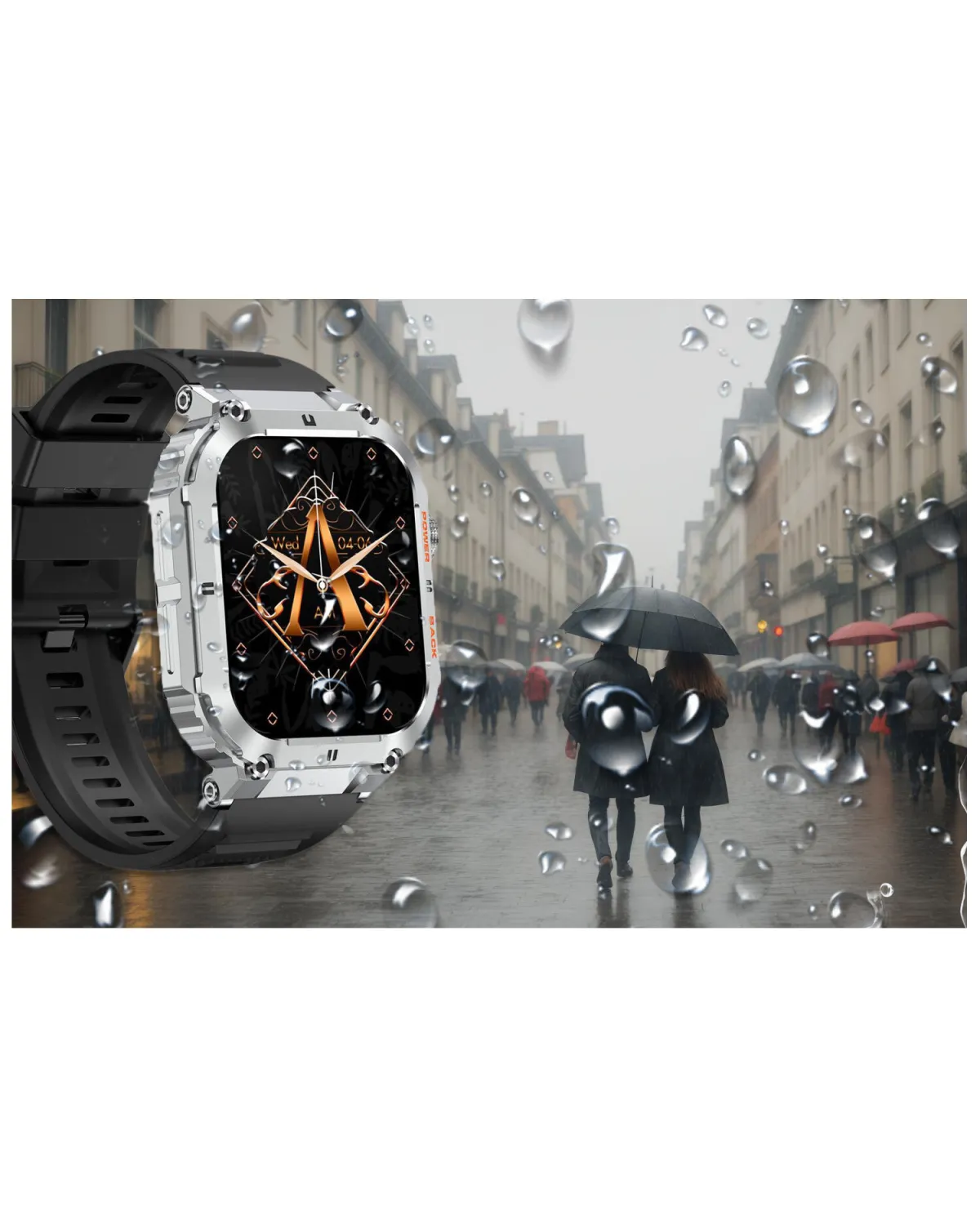 SMARTWATCH MĘSKI GRAVITY GT6-5 - WYKONYWANIE POŁĄCZEŃ, MONITOR SNU (sg020e) SMARTWATCH MĘSKI GRAVITY GT6-5 - WYKONYWANIE POŁĄCZEŃ, MONITOR SNU (sg020e)