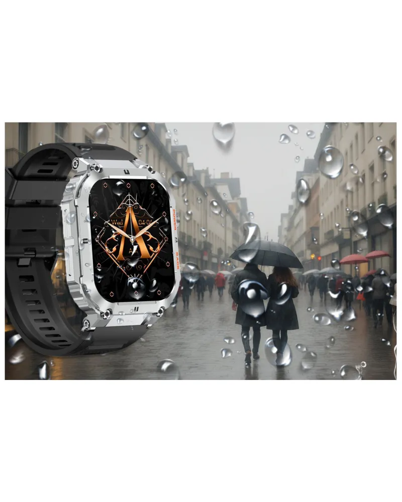 SMARTWATCH MĘSKI GRAVITY GT6-5 - WYKONYWANIE POŁĄCZEŃ, MONITOR SNU (sg020e) SMARTWATCH MĘSKI GRAVITY GT6-5 - WYKONYWANIE POŁĄCZEŃ, MONITOR SNU (sg020e)