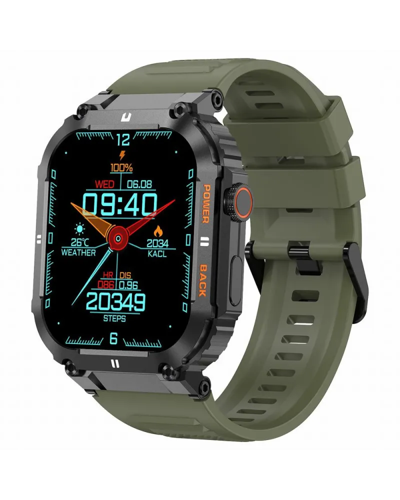 SMARTWATCH MĘSKI GRAVITY GT6-6 - WYKONYWANIE POŁĄCZEŃ, MONITOR SNU (sg020f)
