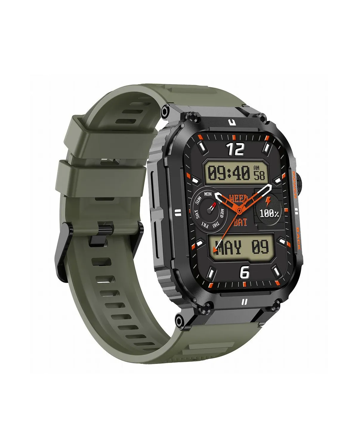 SMARTWATCH MĘSKI GRAVITY GT6-6 - WYKONYWANIE POŁĄCZEŃ, MONITOR SNU (sg020f)