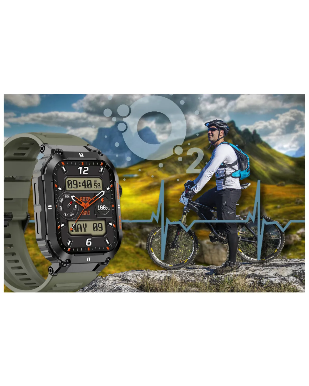 SMARTWATCH MĘSKI GRAVITY GT6-6 - WYKONYWANIE POŁĄCZEŃ, MONITOR SNU (sg020f)