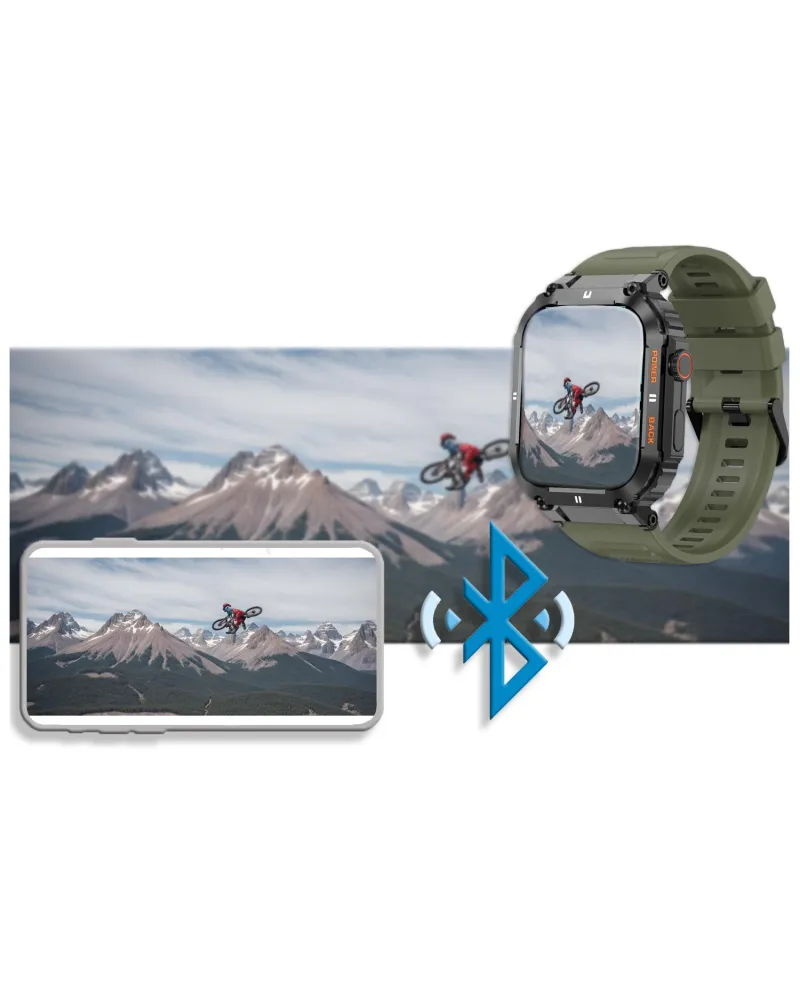 SMARTWATCH MĘSKI GRAVITY GT6-6 - WYKONYWANIE POŁĄCZEŃ, MONITOR SNU (sg020f)