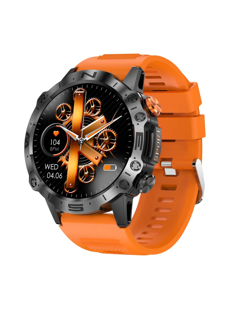 SMARTWATCH MĘSKI GRAVITY GT20-3 - AMOLED, DODATKOWY PASEK (sg024c)