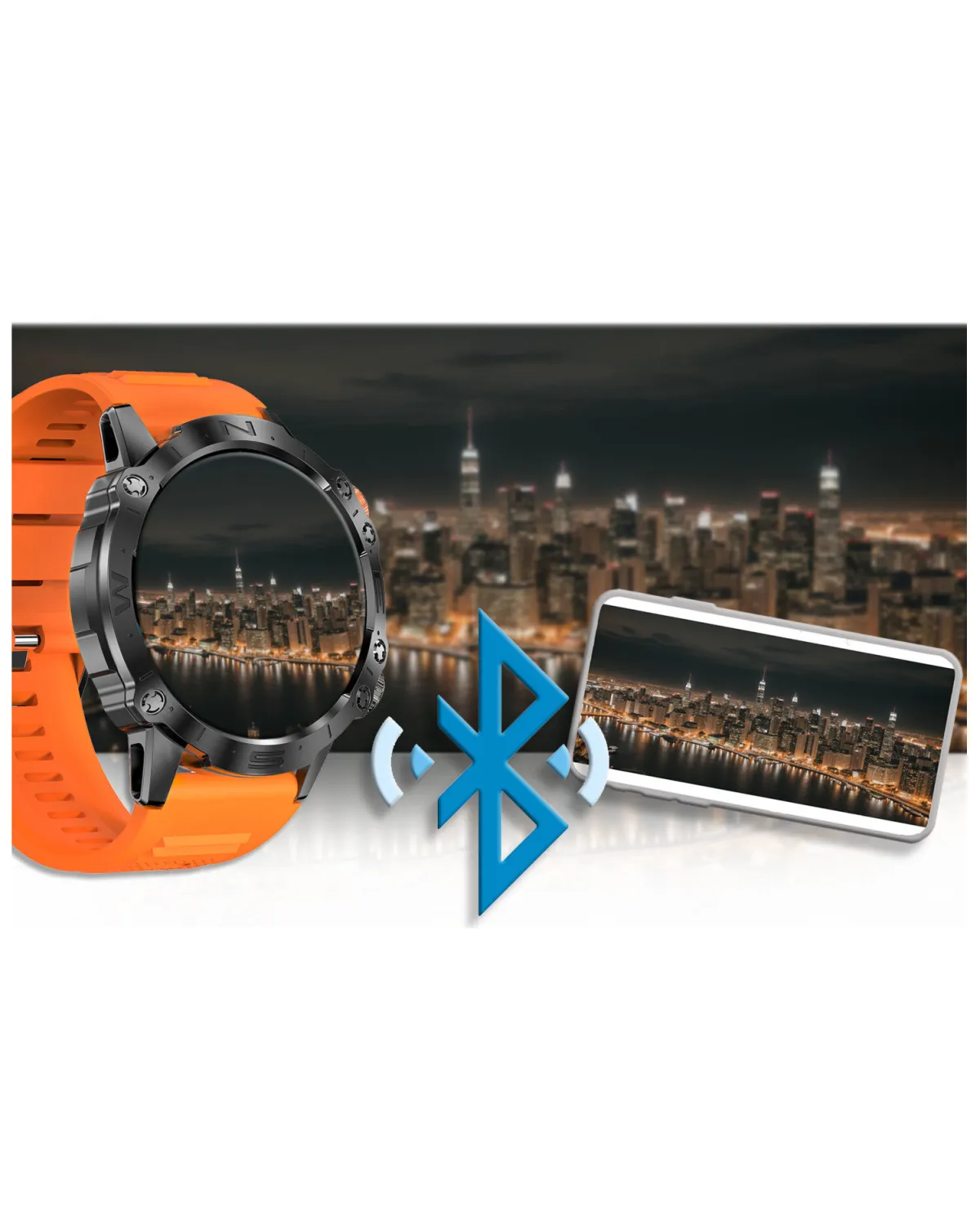 SMARTWATCH MĘSKI GRAVITY GT20-3 - AMOLED, DODATKOWY PASEK (sg024c)