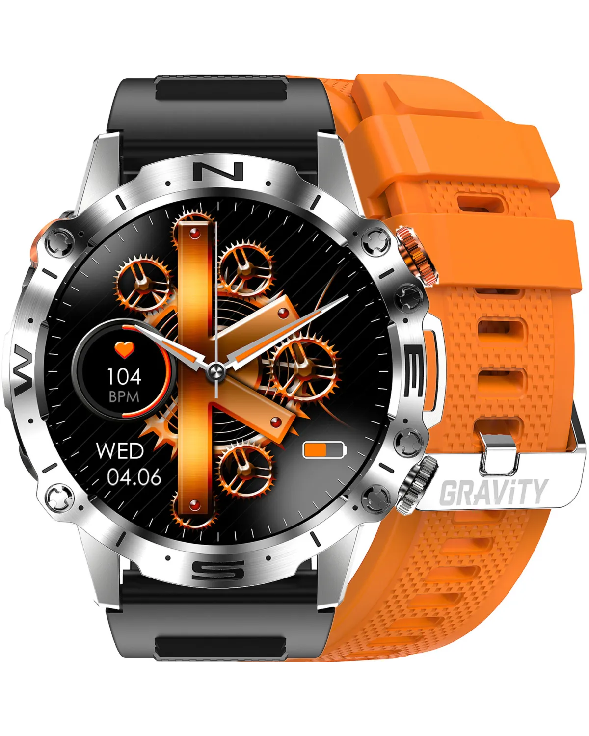 SMARTWATCH MĘSKI GRAVITY GT20-4 - AMOLED, DODATKOWY PASEK (sg024d) SMARTWATCH MĘSKI GRAVITY GT20-4 - AMOLED, DODATKOWY PASEK (sg024d)