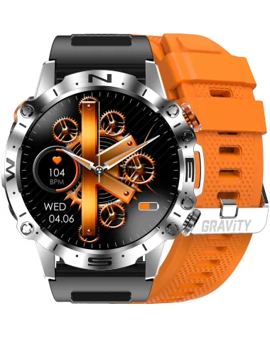SMARTWATCH MĘSKI GRAVITY GT20-4 - AMOLED, DODATKOWY PASEK (sg024d) SMARTWATCH MĘSKI GRAVITY GT20-4 - AMOLED, DODATKOWY PASEK (sg024d)