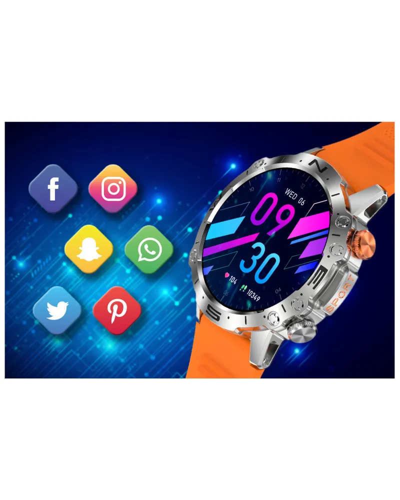 SMARTWATCH MĘSKI GRAVITY GT20-4 - AMOLED, DODATKOWY PASEK (sg024d) SMARTWATCH MĘSKI GRAVITY GT20-4 - AMOLED, DODATKOWY PASEK (sg024d)