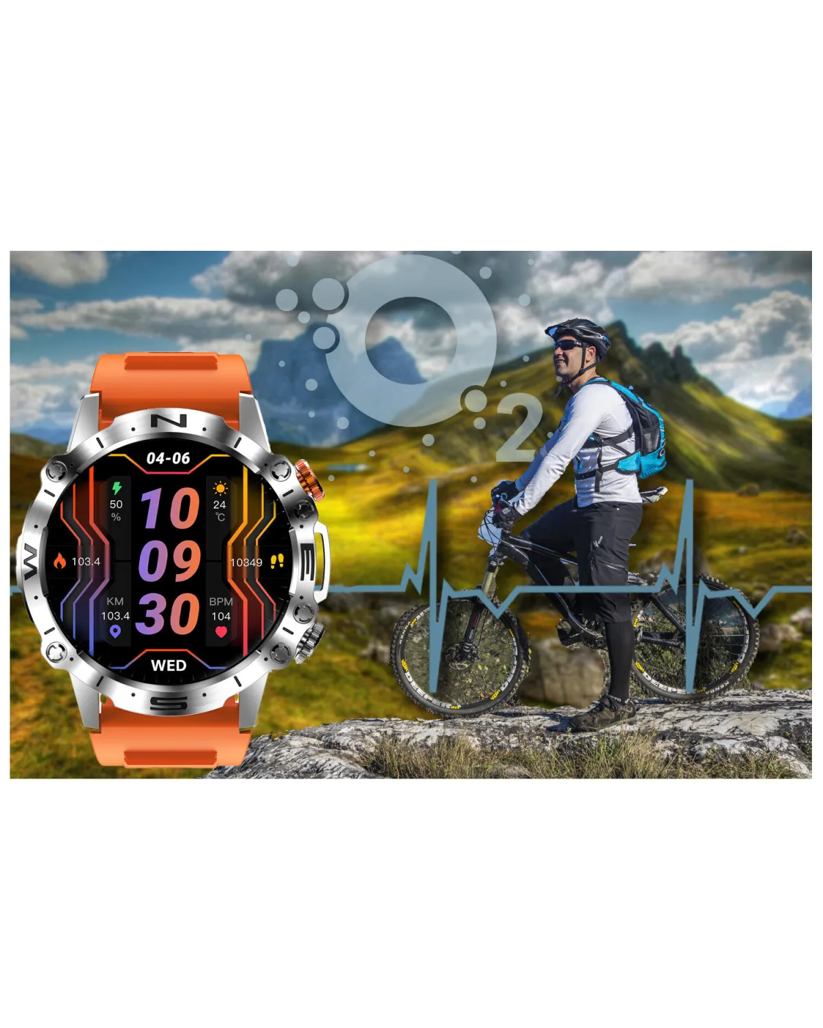 SMARTWATCH MĘSKI GRAVITY GT20-4 - AMOLED, DODATKOWY PASEK (sg024d) SMARTWATCH MĘSKI GRAVITY GT20-4 - AMOLED, DODATKOWY PASEK (sg024d)