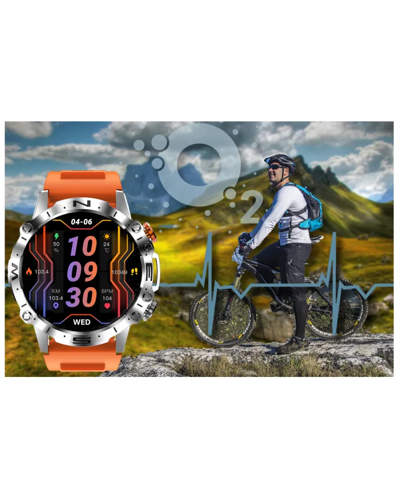 SMARTWATCH MĘSKI GRAVITY GT20-4 - AMOLED, DODATKOWY PASEK (sg024d) SMARTWATCH MĘSKI GRAVITY GT20-4 - AMOLED, DODATKOWY PASEK (sg024d)