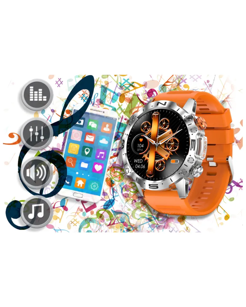 SMARTWATCH MĘSKI GRAVITY GT20-4 - AMOLED, DODATKOWY PASEK (sg024d) SMARTWATCH MĘSKI GRAVITY GT20-4 - AMOLED, DODATKOWY PASEK (sg024d)