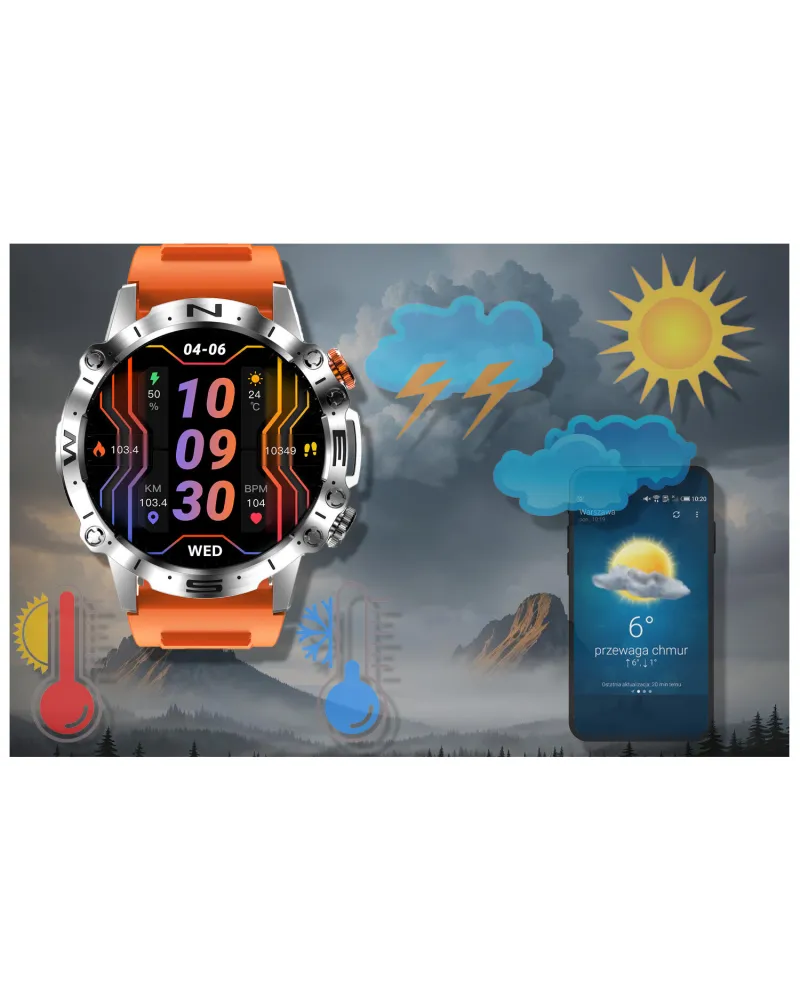 SMARTWATCH MĘSKI GRAVITY GT20-4 - AMOLED, DODATKOWY PASEK (sg024d) SMARTWATCH MĘSKI GRAVITY GT20-4 - AMOLED, DODATKOWY PASEK (sg024d)