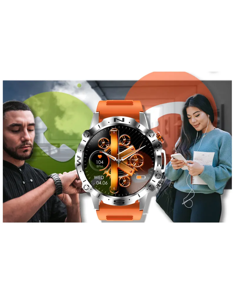 SMARTWATCH MĘSKI GRAVITY GT20-4 - AMOLED, DODATKOWY PASEK (sg024d) SMARTWATCH MĘSKI GRAVITY GT20-4 - AMOLED, DODATKOWY PASEK (sg024d)