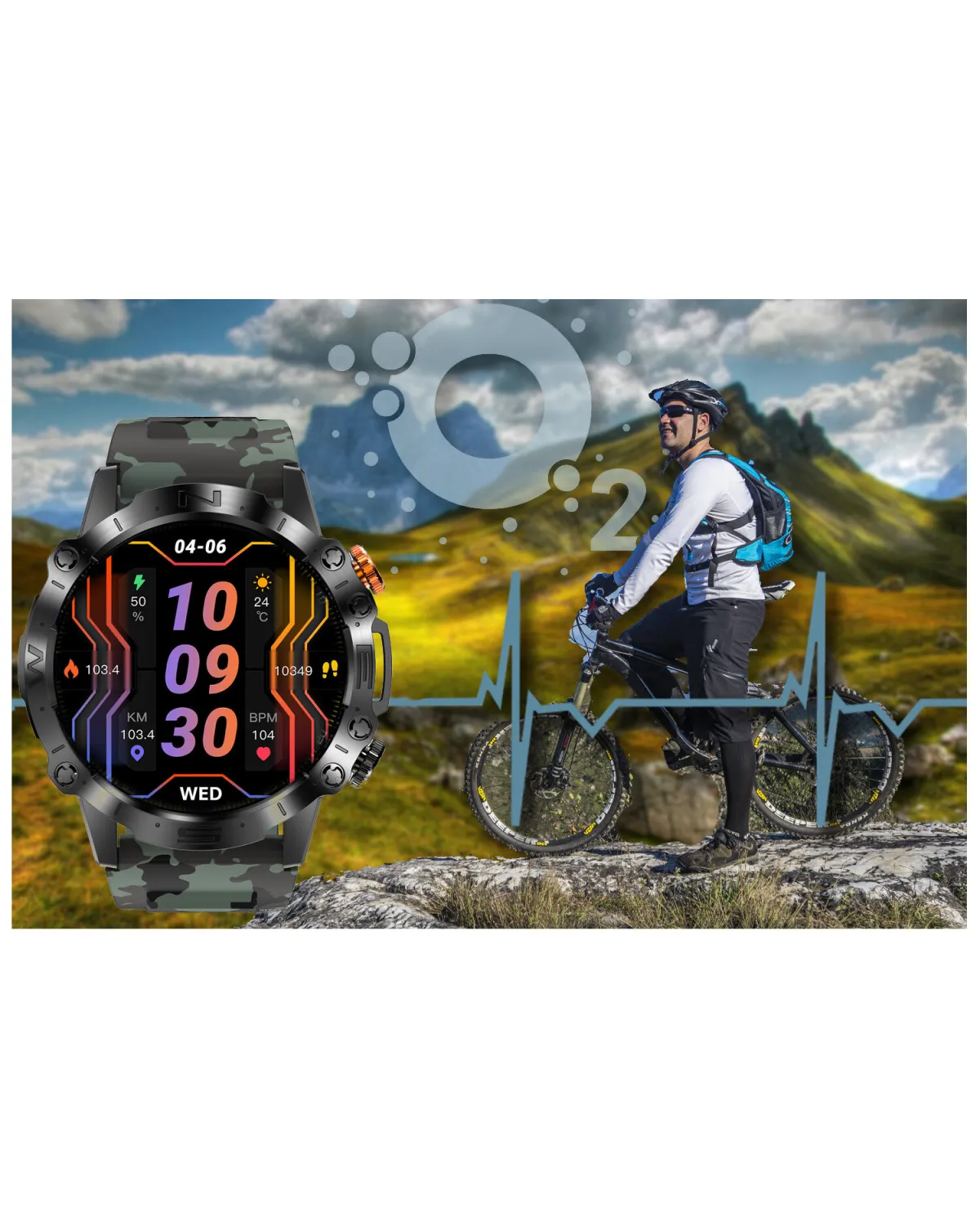 SMARTWATCH MĘSKI GRAVITY GT20-6 - AMOLED, DODATKOWY PASEK (sg024f) SMARTWATCH MĘSKI GRAVITY GT20-6 - AMOLED, DODATKOWY PASEK (sg024f)
