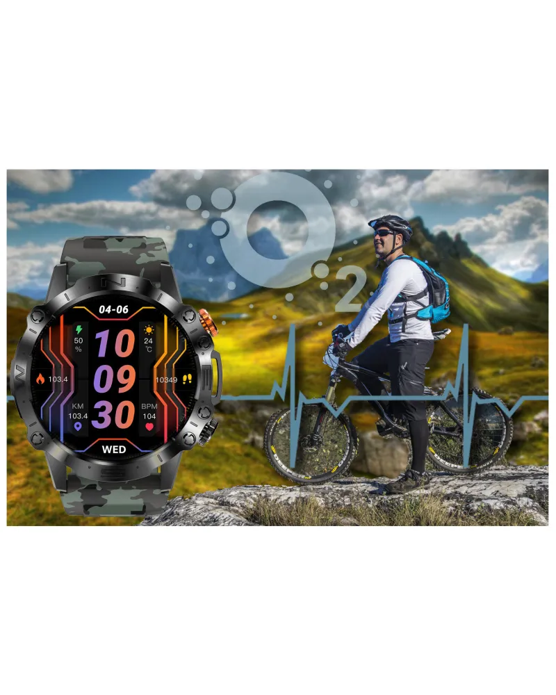 SMARTWATCH MĘSKI GRAVITY GT20-6 - AMOLED, DODATKOWY PASEK (sg024f) SMARTWATCH MĘSKI GRAVITY GT20-6 - AMOLED, DODATKOWY PASEK (sg024f)