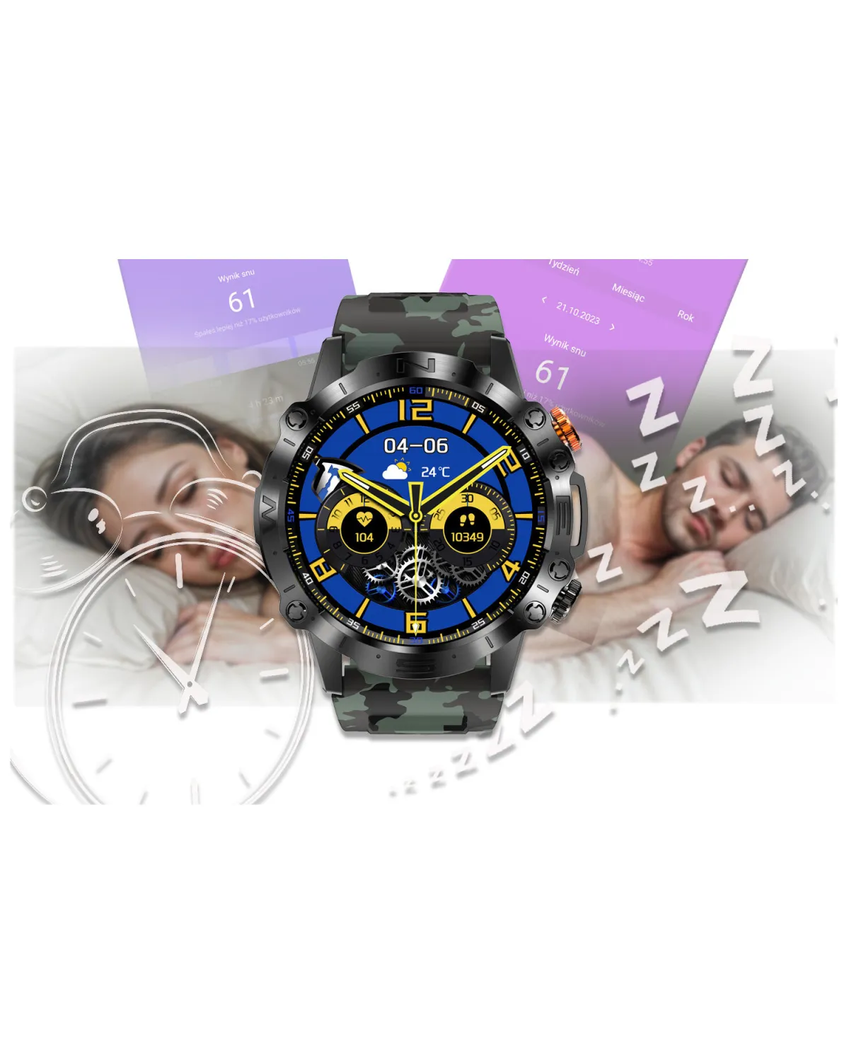 SMARTWATCH MĘSKI GRAVITY GT20-6 - AMOLED, DODATKOWY PASEK (sg024f) SMARTWATCH MĘSKI GRAVITY GT20-6 - AMOLED, DODATKOWY PASEK (sg024f)