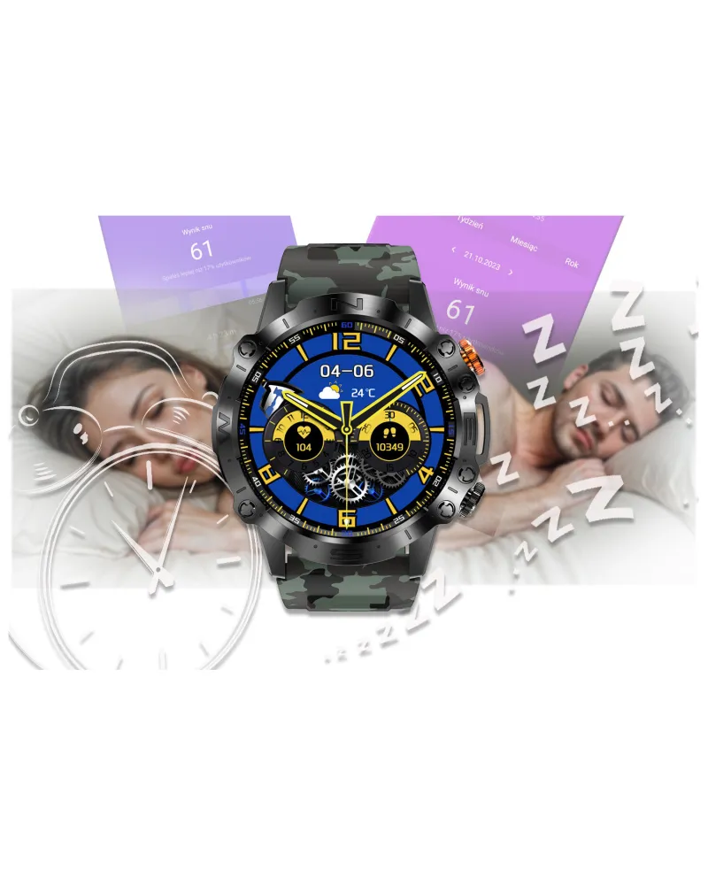 SMARTWATCH MĘSKI GRAVITY GT20-6 - AMOLED, DODATKOWY PASEK (sg024f) SMARTWATCH MĘSKI GRAVITY GT20-6 - AMOLED, DODATKOWY PASEK (sg024f)