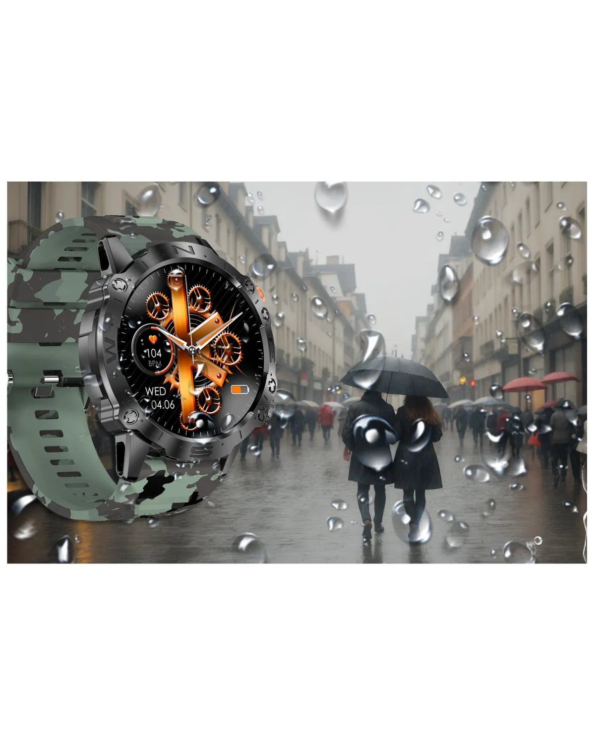 SMARTWATCH MĘSKI GRAVITY GT20-6 - AMOLED, DODATKOWY PASEK (sg024f) SMARTWATCH MĘSKI GRAVITY GT20-6 - AMOLED, DODATKOWY PASEK (sg024f)