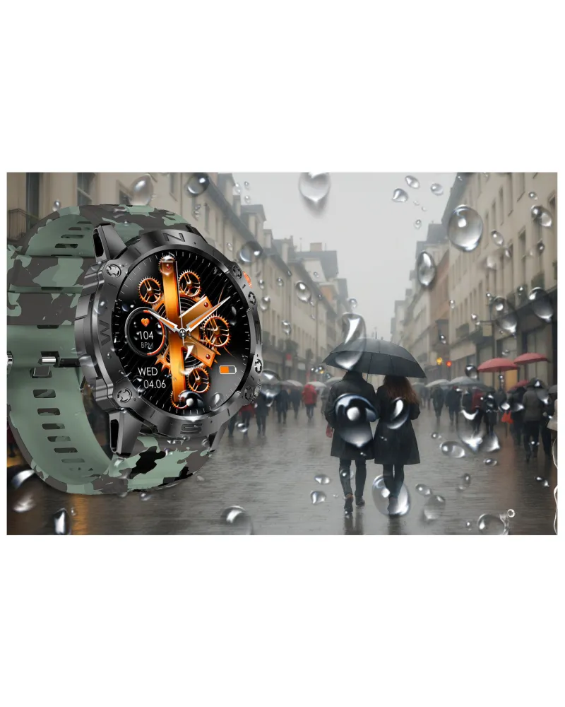 SMARTWATCH MĘSKI GRAVITY GT20-6 - AMOLED, DODATKOWY PASEK (sg024f) SMARTWATCH MĘSKI GRAVITY GT20-6 - AMOLED, DODATKOWY PASEK (sg024f)
