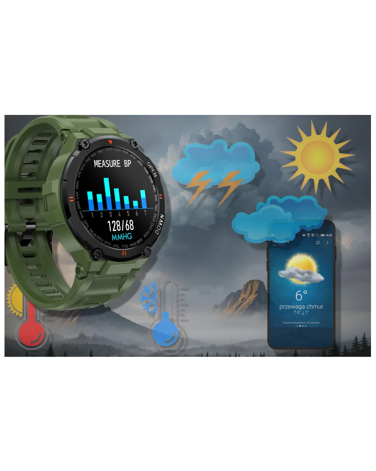 SMARTWATCH MĘSKI GRAVITY GT7-3 - WYKONYWANIE POŁĄCZEŃ (sg016c)