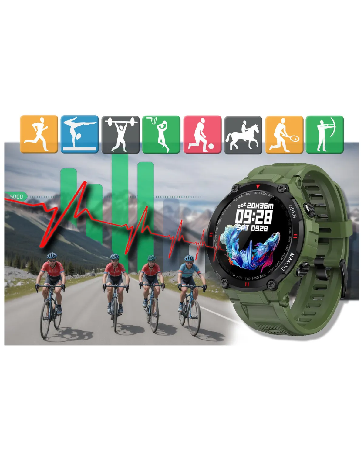 SMARTWATCH MĘSKI GRAVITY GT7-3 - WYKONYWANIE POŁĄCZEŃ (sg016c)