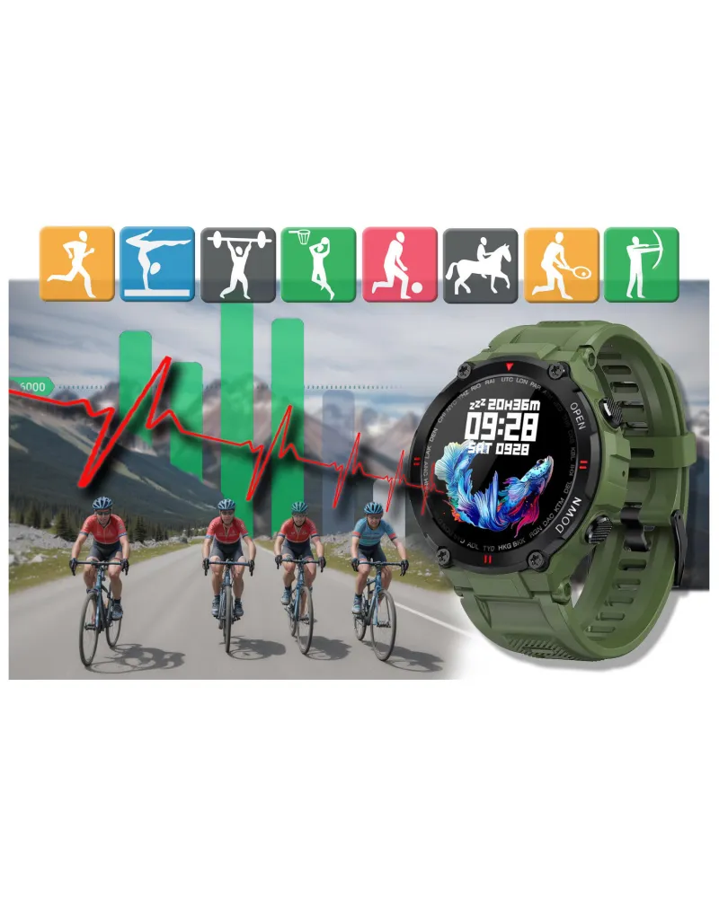 SMARTWATCH MĘSKI GRAVITY GT7-3 - WYKONYWANIE POŁĄCZEŃ (sg016c)