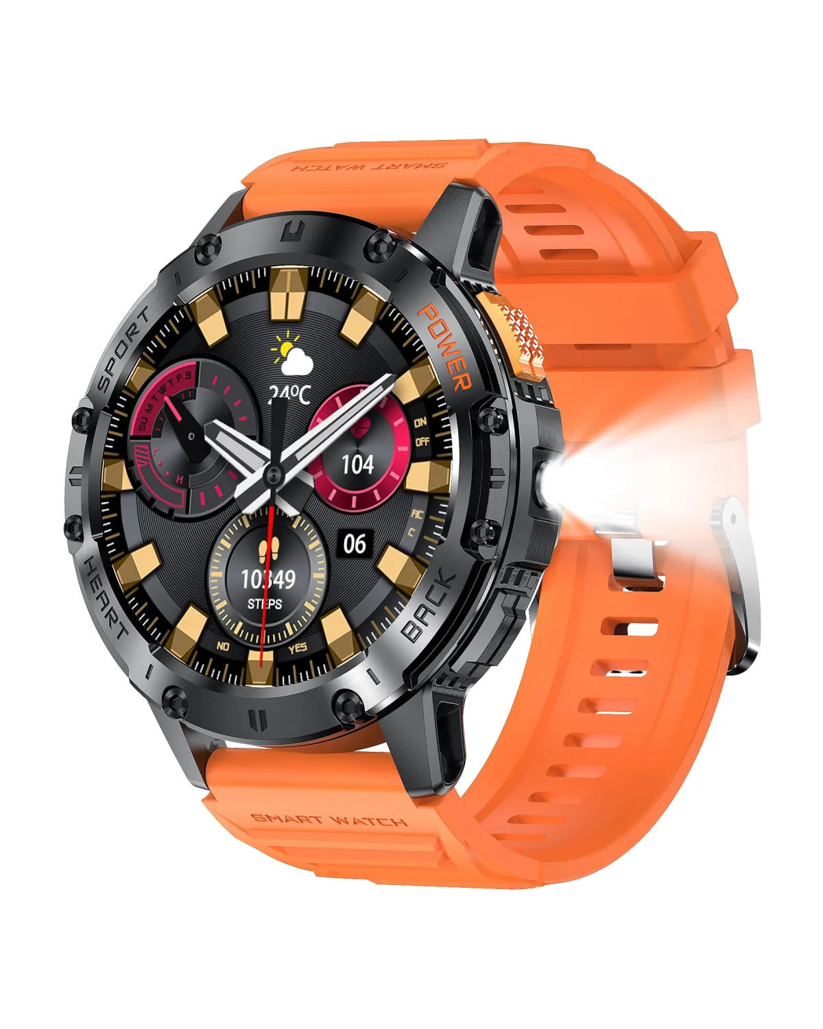 SMARTWATCH MĘSKI GRAVITY GT22-3 - AMOLED, DODATKOWY PASEK (sg030c)