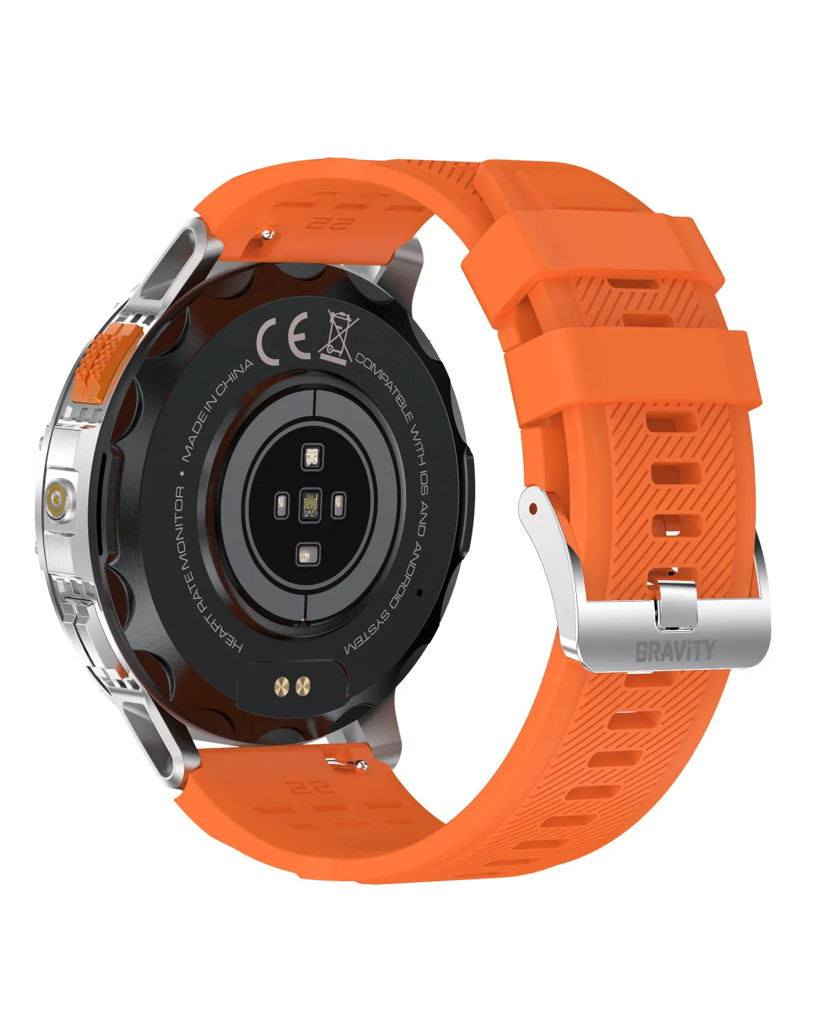 SMARTWATCH MĘSKI GRAVITY GT22-4 - AMOLED, DODATKOWY PASEK (sg030d)