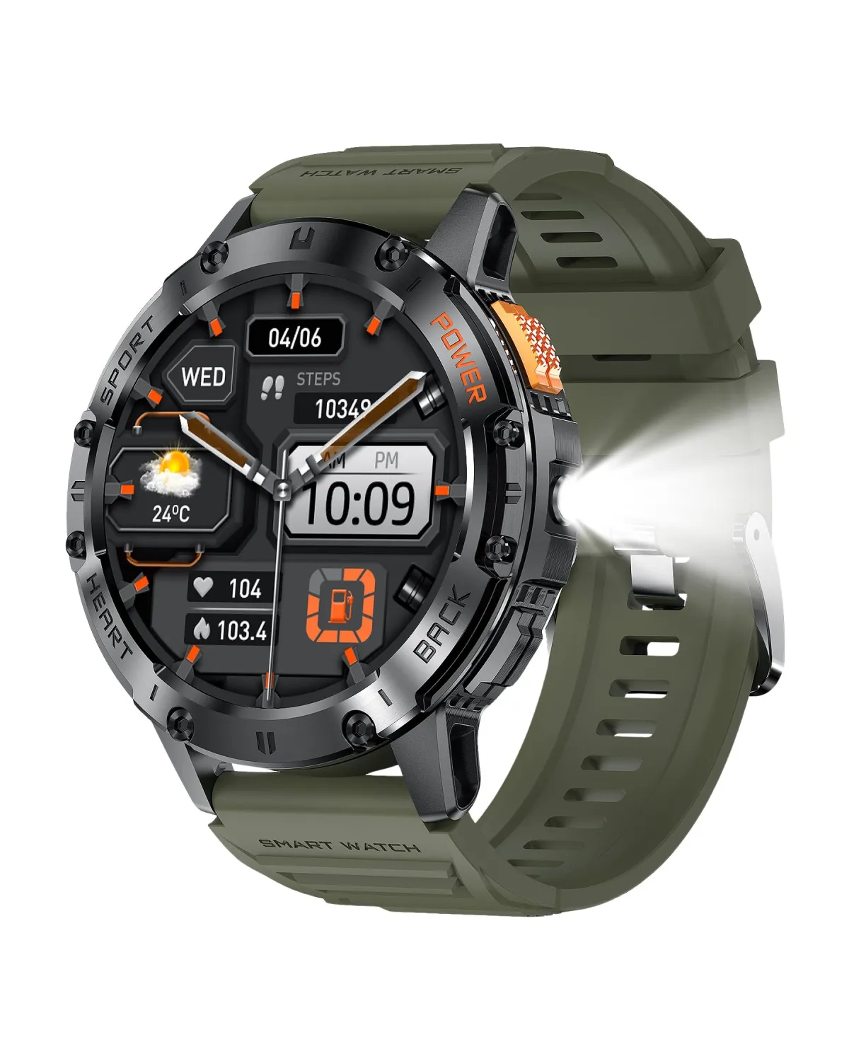 SMARTWATCH MĘSKI GRAVITY GT22-5 - AMOLED, DODATKOWY PASEK (sg030e)
