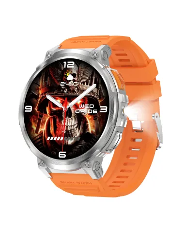 SMARTWATCH MĘSKI GRAVITY GT23-4 - LATARKA, DODATKOWY PASEK  (sg031d)