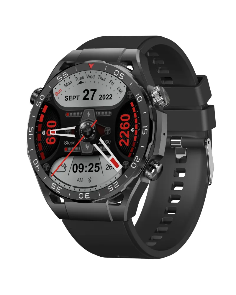 SMARTWATCH MĘSKI GRAVITY GT13-1 - DODATKOWY PASEK (sg028a)
