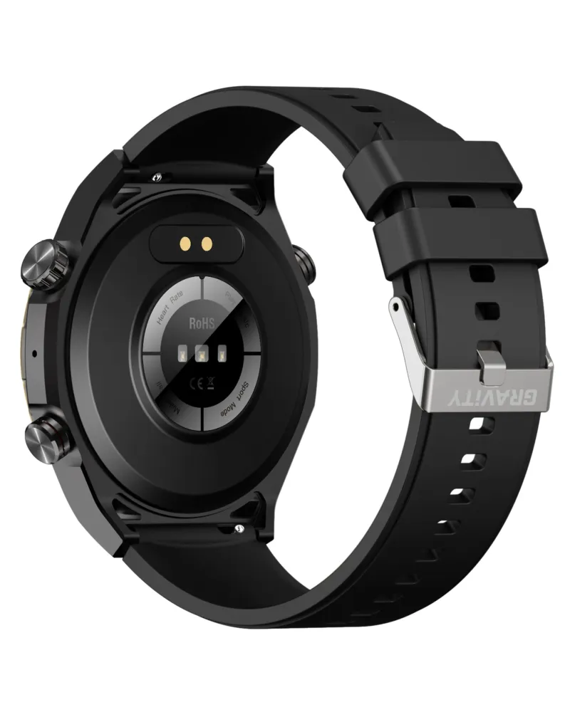 SMARTWATCH MĘSKI GRAVITY GT13-1 - DODATKOWY PASEK (sg028a)