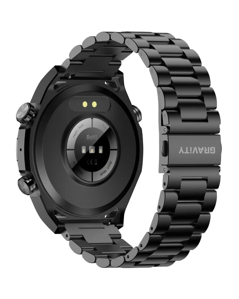 SMARTWATCH MĘSKI GRAVITY GT13-1 - DODATKOWY PASEK (sg028a)