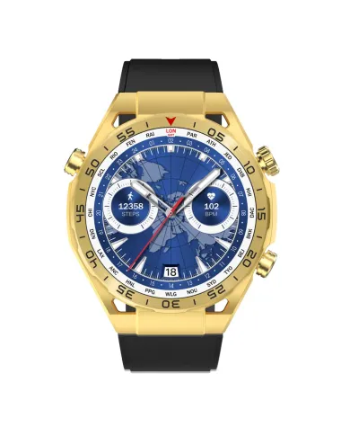 SMARTWATCH MĘSKI GRAVITY GT13-2 - DODATKOWY PASEK (sg028b)