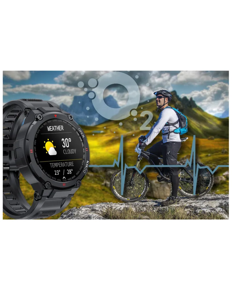 SMARTWATCH MĘSKI GRAVITY GT7-1 - WYKONYWANIE POŁĄCZEŃ (sg016a)