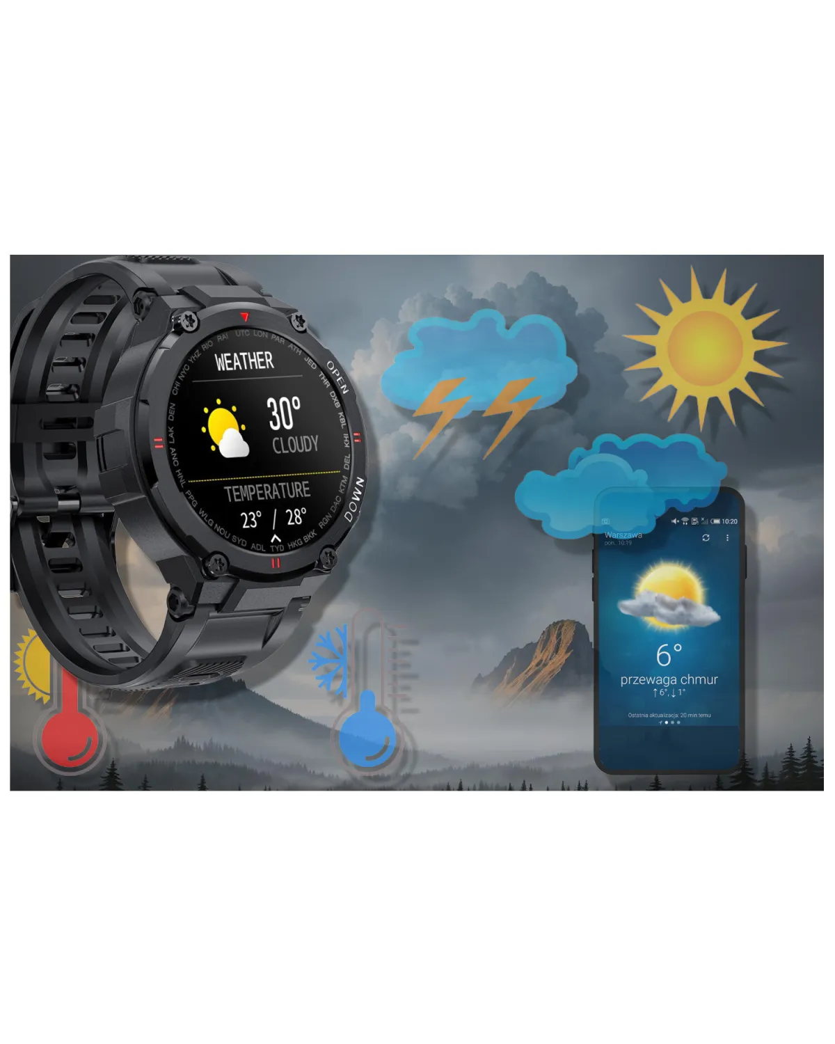 SMARTWATCH MĘSKI GRAVITY GT7-1 - WYKONYWANIE POŁĄCZEŃ (sg016a)