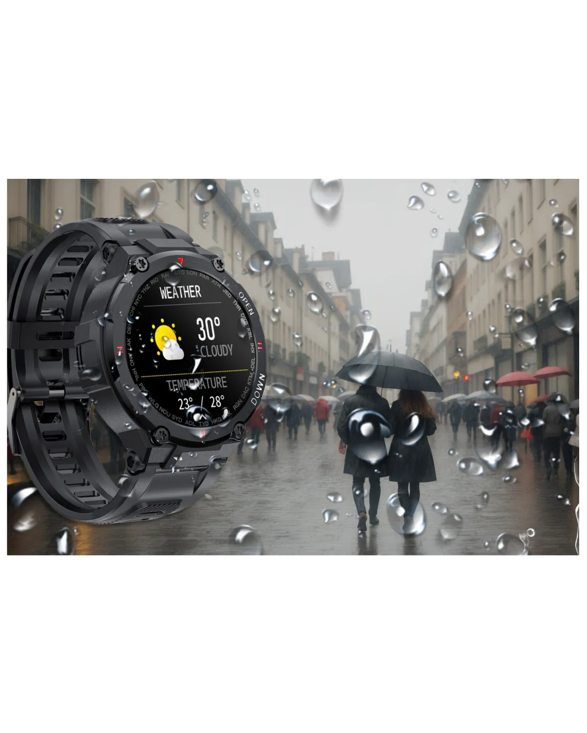 SMARTWATCH MĘSKI GRAVITY GT7-1 - WYKONYWANIE POŁĄCZEŃ (sg016a)