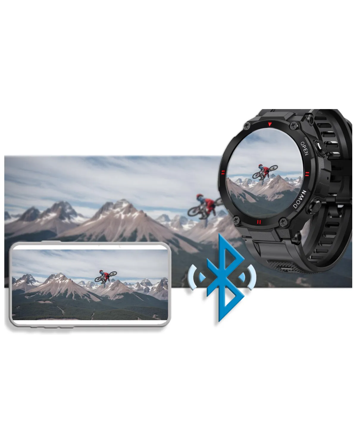 SMARTWATCH MĘSKI GRAVITY GT7-1 - WYKONYWANIE POŁĄCZEŃ (sg016a)