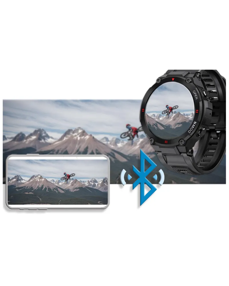SMARTWATCH MĘSKI GRAVITY GT7-1 - WYKONYWANIE POŁĄCZEŃ (sg016a)