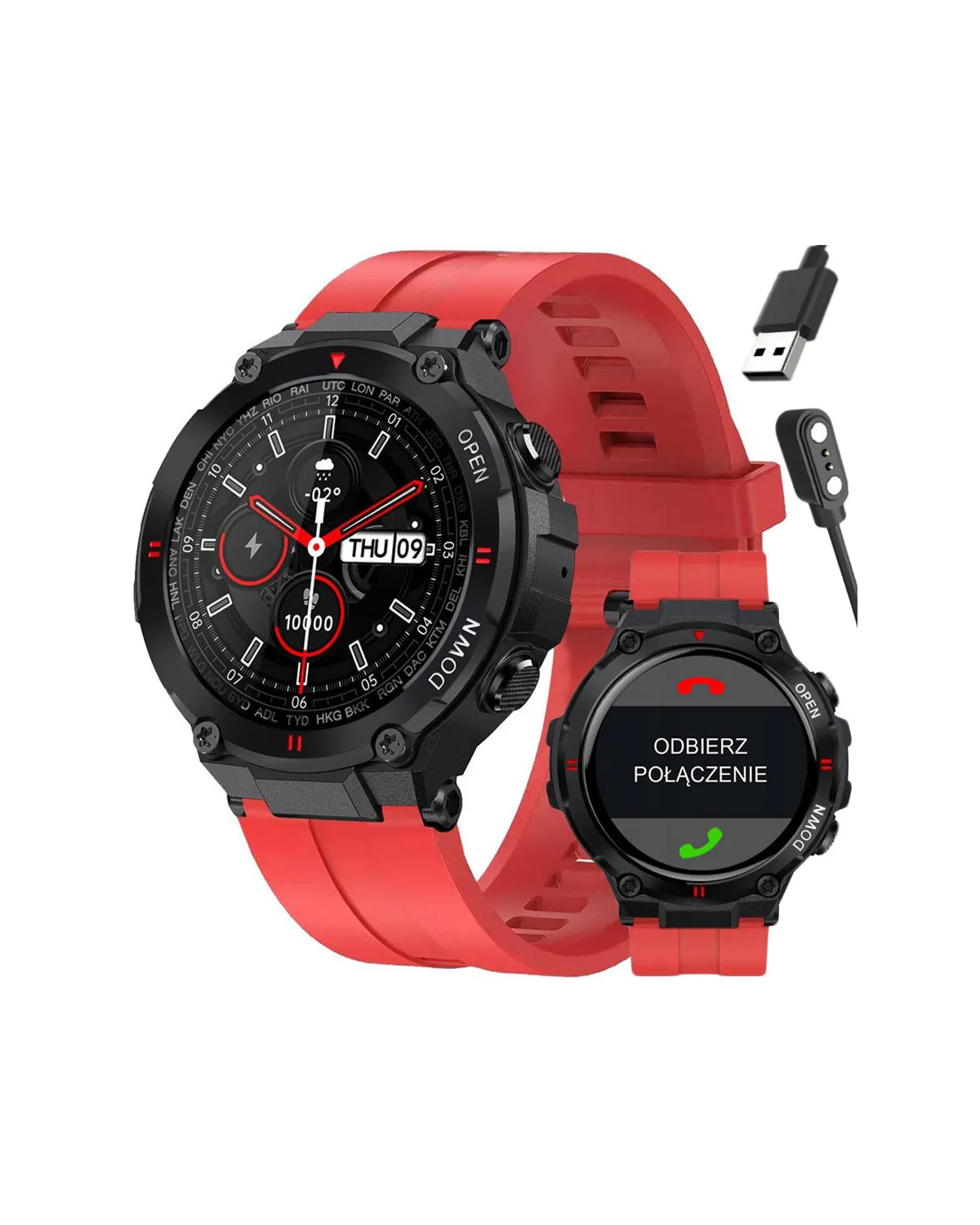 SMARTWATCH MĘSKI GRAVITY GT7-5 - WYKONYWANIE POŁĄCZEŃ (sg016e) SMARTWATCH MĘSKI GRAVITY GT7-5 - WYKONYWANIE POŁĄCZEŃ (sg016e)