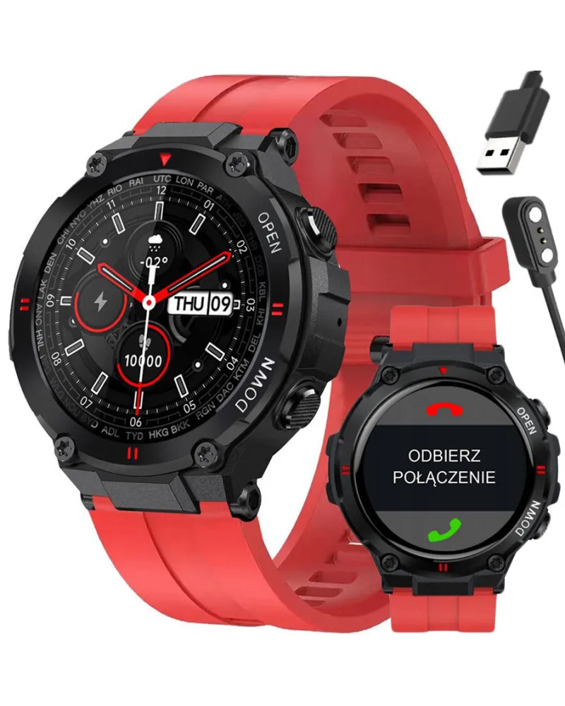 SMARTWATCH MĘSKI GRAVITY GT7-5 - WYKONYWANIE POŁĄCZEŃ (sg016e) SMARTWATCH MĘSKI GRAVITY GT7-5 - WYKONYWANIE POŁĄCZEŃ (sg016e)