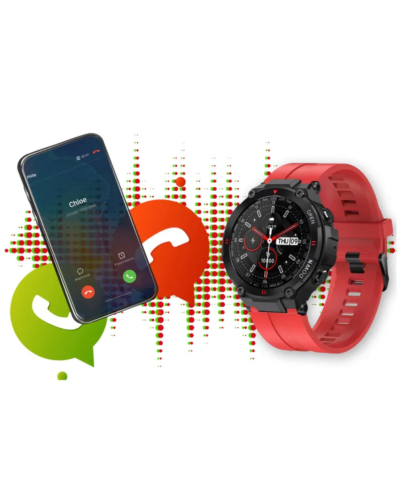 SMARTWATCH MĘSKI GRAVITY GT7-5 - WYKONYWANIE POŁĄCZEŃ (sg016e) SMARTWATCH MĘSKI GRAVITY GT7-5 - WYKONYWANIE POŁĄCZEŃ (sg016e)