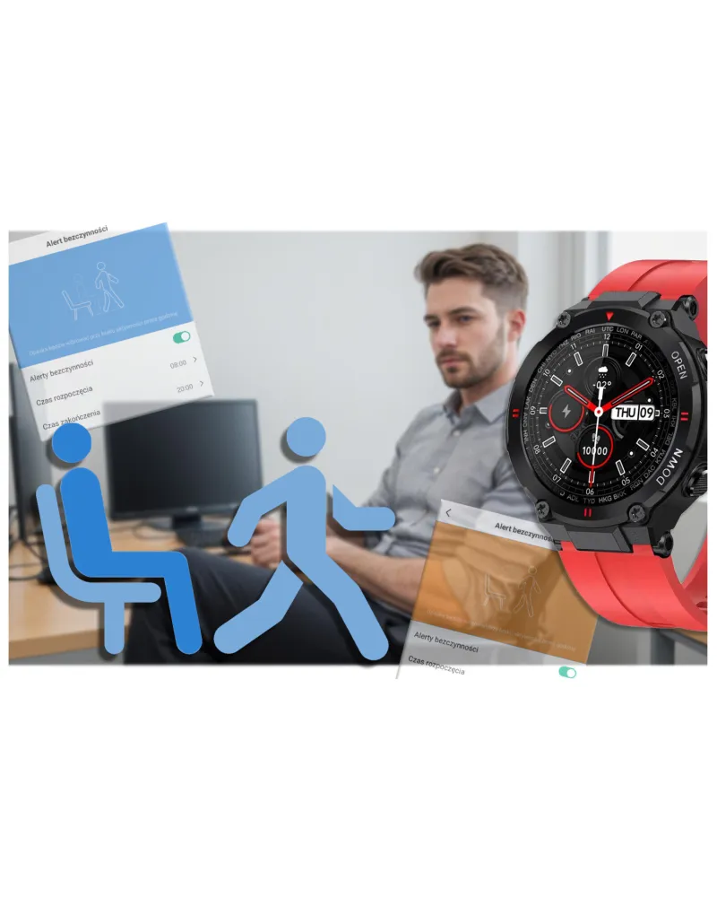 SMARTWATCH MĘSKI GRAVITY GT7-5 - WYKONYWANIE POŁĄCZEŃ (sg016e) SMARTWATCH MĘSKI GRAVITY GT7-5 - WYKONYWANIE POŁĄCZEŃ (sg016e)