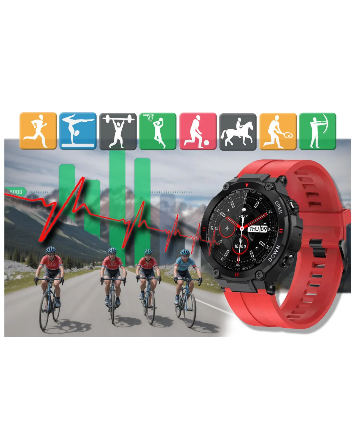 SMARTWATCH MĘSKI GRAVITY GT7-5 - WYKONYWANIE POŁĄCZEŃ (sg016e) SMARTWATCH MĘSKI GRAVITY GT7-5 - WYKONYWANIE POŁĄCZEŃ (sg016e)