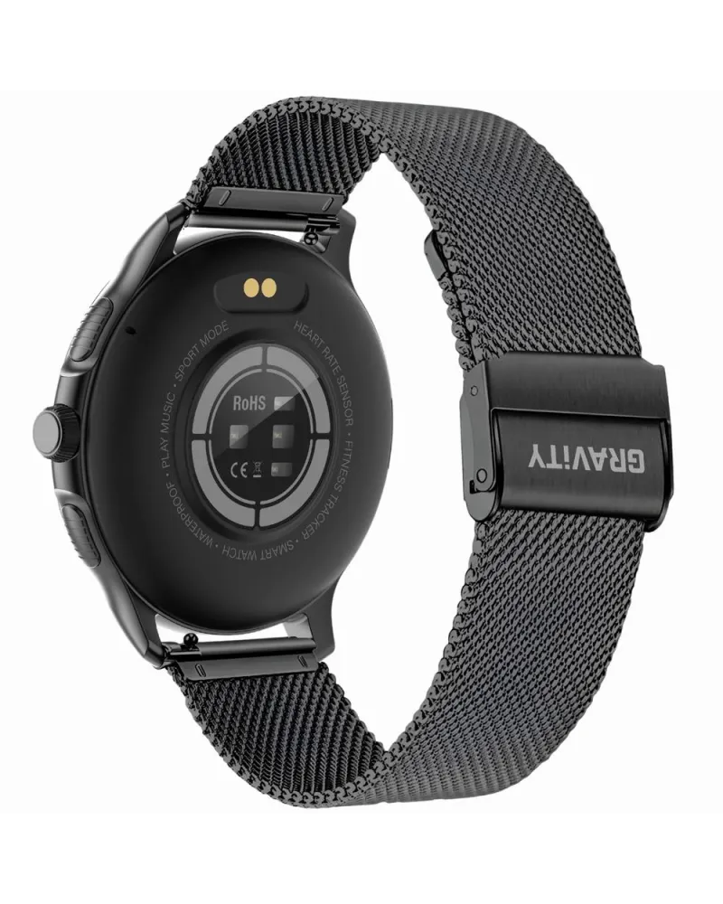 SMARTWATCH UNISEX GRAVITY GT12-2 - ROZMOWY BLUETOOTH, DODATKOWY PASEK (sg035b)