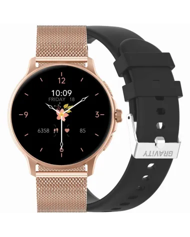 SMARTWATCH UNISEX GRAVITY GT12-4 - ROZMOWY BLUETOOTH, DODATKOWY PASEK (sg035d)