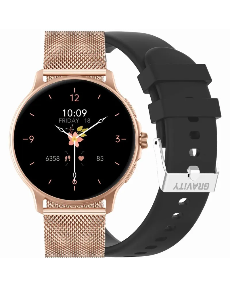SMARTWATCH UNISEX GRAVITY GT12-4 - ROZMOWY BLUETOOTH, DODATKOWY PASEK (sg035d) SMARTWATCH UNISEX GRAVITY GT12-4 - ROZMOWY BLUETOOTH, DODATKOWY PASEK (sg035d)