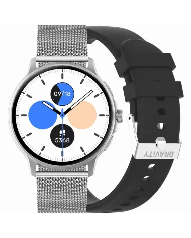 SMARTWATCH UNISEX GRAVITY GT12-7 - ROZMOWY BLUETOOTH, DODATKOWY PASEK (sg035g)